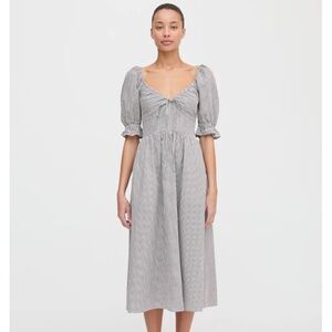 Hill House The Ophelia Dress - Chocolate Gingham